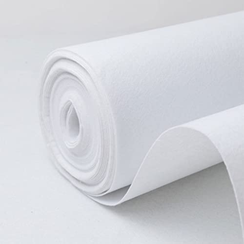 GUTUYEHKEA Weißer Gangläufer, 2 mm Dicker Hochzeitsteppich, 1 x 10 m, rutschfeste Laufstegläuferrolle for Brautpartys, Dekoration im Freien(1x15m) von GUTUYEHKEA