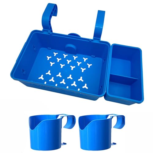 Pool Ablage EinhäNgen,Pool Tisch Zum EinhäNgen,Poolbar Zum EinhäNgen,Pool Aufbewahrungskorb,Pool GeträNkehalter Poolrand,Schwimmbad Seitenkorb FüR Aufstellpool,Pool ZubehöR (B1) von GUUIESMU