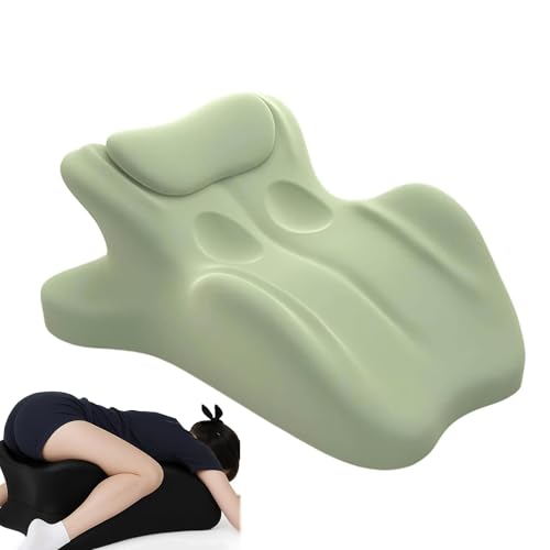 Arcova Sweet Spot Pillow - 27 ° Winkel Perfekte Position, Chiro Monk Paare Kissen, Paare Tiefe Position Stützkissen, Memory Foam Wedge -Kissen für Intimität für alle Haltungen (Green) von GUUZETU