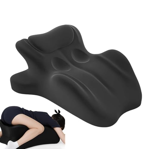 GUUZETU Arcova Sweet Spot Pillow - 27 ° Winkel Perfekte Position, Chiro Monk Paare Kissen, Paare Tiefe Position Stützkissen, Memory Foam Wedge -Kissen für Intimität für alle Haltungen (Black) von GUUZETU