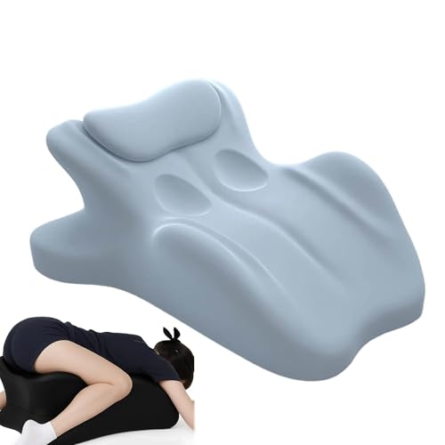 GUUZETU Arcova Sweet Spot Pillow - 27 ° Winkel Perfekte Position, Chiro Monk Paare Kissen, Paare Tiefe Position Stützkissen, Memory Foam Wedge -Kissen für Intimität für alle Haltungen (Blue) von GUUZETU