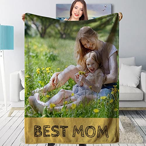 GUWENFENG Decke,Fotodecke Mit Eigenem Foto & Text,Kuscheldecke Personalisiert,Jahrestag Geburtstagsgeschenk,Bildgeschenk Couch Sofa Schlafzimmer Wohnzimmer,Multiple Colors to Choose from.,70 x 100 cm von GUWENFENG