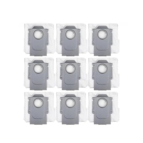 GUWIE Wiederverwendbarer Staubbeutel, kompatibel mit Roborock Q Revo, Roboter-Staubsauger-Ersatzteilen Ersatzteile (Color : 9pcs) von GUWIE