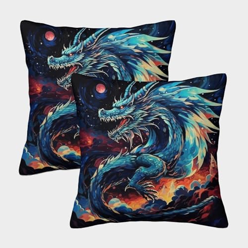 GUYDZOOM Anime Dragon Kissenbezüge 2er-Set Innen Deko Kissenbezug Für Schlafzimmer Sofa Kissenhülle Versteckter Reißverschluss Innen Deko || 40x40cm GUYDZOOM Anime Dragon Kissenbezüge 2er-Set Innen Deko Kissenbezug Für Schlafzimmer Sofa Kissenhülle Versteckter Reißverschluss Innen Deko || 40x40cm von GUYDZOOM