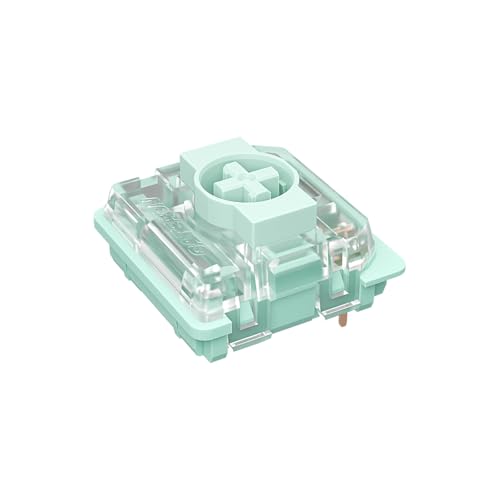 Gateron Low Profile 2.0 Jade Keyboard Switch for Mechanical Gaming Keyboard,Tactile 3-Pin 65gf SMD LED Pre-lubed Keyboard Switch (36 Stück) von GUYEKS