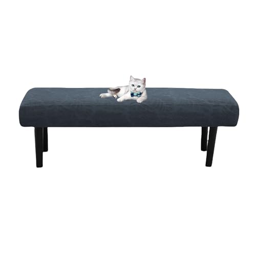 GUYIRT Kratzfester rechteckiger Kissenbezug für Katzen, Jacquard-Stoff, dehnbar, für Esszimmerbank, Dunkelgrau GUYIRT Kratzfester rechteckiger Kissenbezug für Katzen, Jacquard-Stoff, dehnbar, für Esszimmerbank, Dunkelgrau von GUYIRT