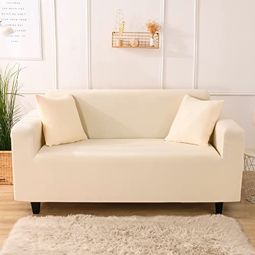 GUYIRT Sofahusse rutschfest Sofabezug Stretch-Liegesofa-Möbelabdeckung, Formschlüssig, Polyester Elasthan, Waschmaschinenfest -C-3-Sitzer (185-230 cm) von GUYIRT