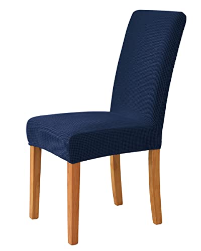 GUYIRT Stuhlhussen Strecken Stuhlüberzug Für Esszimmer 2er Set 4 6 8 Stuhlbezug Abnehmbarer Küchenstuhlschutz Für Esszimmer, Hotel, Zeremonie -Navy blau-2 Stück GUYIRT Stuhlhussen Strecken Stuhlüberzug Für Esszimmer 2er Set 4 6 8 Stuhlbezug Abnehmbarer Küchenstuhlschutz Für Esszimmer, Hotel, Zeremonie -Navy blau-2 Stück von GUYIRT