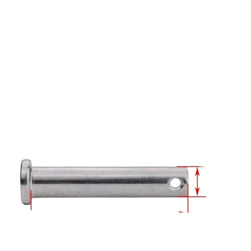 304 Edelstahl-Stiftwelle mit Loch/Splint-Kombinationsset M3-M20-10set M6x70 von GUYOS