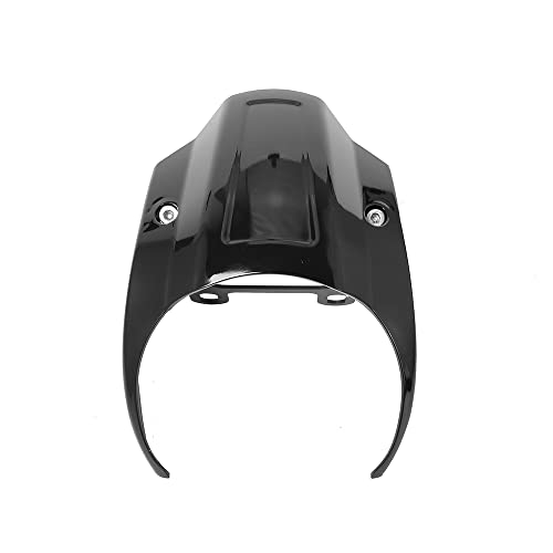 GUYOS Moto pare-brise Motorrad Glänzend Schwarze Frontmaske Scheinwerfer Verkleidungsabdeckung Für Harley Softail Street Bob FXBB FXBR 2018-2022 2021 2020 von GUYOS