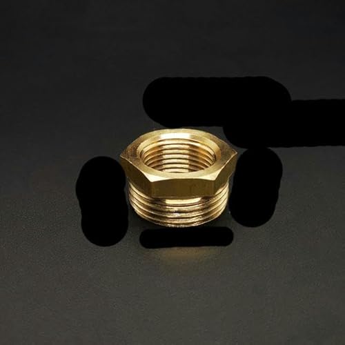 M10 x 1 M14 x 1,5 M20 x 1,5 1/8 Zoll 1/4 Zoll 1/2 Zoll 3/4 Zoll Innengewinde Messing Rohrverschraubung Kupplung Adapter M20x1,5 auf G3l4 von GUYOS