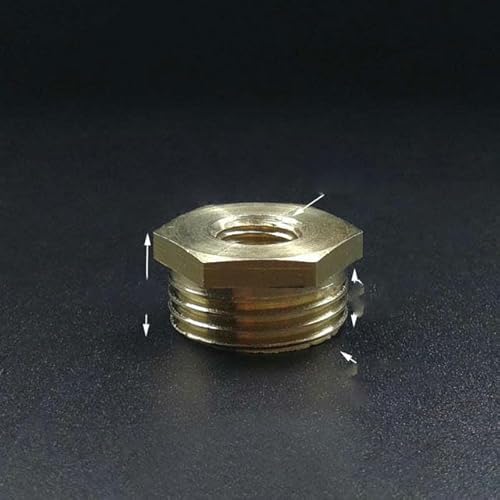 M10 x 1 M14 x 1,5 M20 x 1,5 1/8 Zoll 1/4 Zoll 1/2 Zoll 3/4 Zoll Innengewinde auf Außengewinde Messing Rohrverschraubung Kupplung Adapter M10x1 auf G1l2 M10 x 1 M14 x 1,5 M20 x 1,5 1/8 Zoll 1/4 Zoll 1/2 Zoll 3/4 Zoll Innengewinde auf Außengewinde Messing Rohrverschraubung Kupplung Adapter M10x1 auf G1l2 von GUYOS