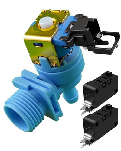 W10327249 Geschirrspüler-Wassereinlassventil und Schwimmerschalter, passend für Wtchen Aid Kenmore Amana Maytag Jenn-Air Ersatz W10327249 W10195047 W10327249 AP6019618 AP6016738 von GUZIKO