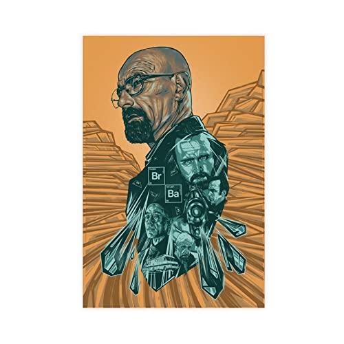 GUyfam Breaking Bad Poster 23 Leinwand Poster Wandkunst Dekor Druck Bild Gemälde für Wohnzimmer Schlafzimmer Dekoration 30 x 45 cm von GUyfam