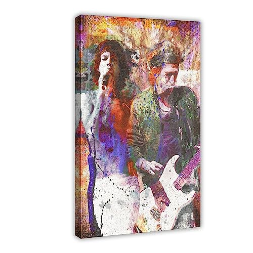 GUyfam Keith Richards und Mick Jagger Poster, Leinwand, Poster, Schlafzimmer, Dekoration, Sport, Landschaft, Büro, Raumdekoration, Geschenk, 20 x 30 cm von GUyfam