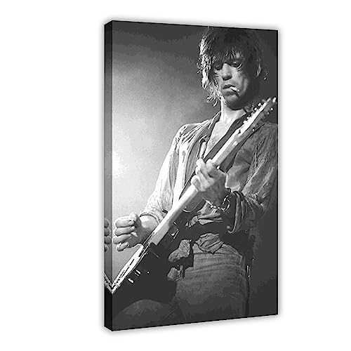 GUyfam Rock-Gitarrist Keith Richards Poster (5) Leinwand Poster Wandkunst Dekor Druck Bild Gemälde für Wohnzimmer Schlafzimmer Dekoration 40 x 60 cm von GUyfam