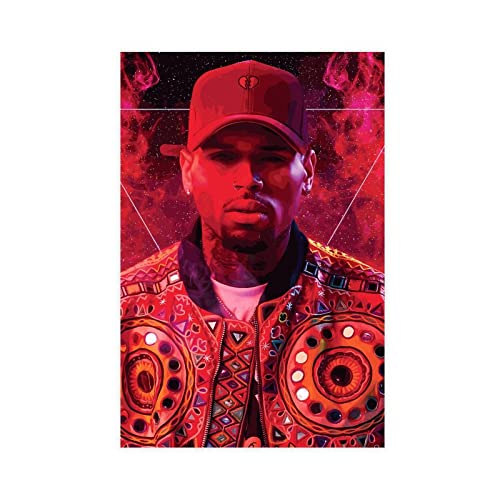 GUyfam Sänger-Poster Chris Brown Poster, Leinwand, Poster, Schlafzimmer, Dekoration, Sport, Landschaft, Büro, Raumdekoration, Geschenk, 30 x 45 cm GUyfam Sänger-Poster Chris Brown Poster, Leinwand, Poster, Schlafzimmer, Dekoration, Sport, Landschaft, Büro, Raumdekoration, Geschenk, 30 x 45 cm von GUyfam