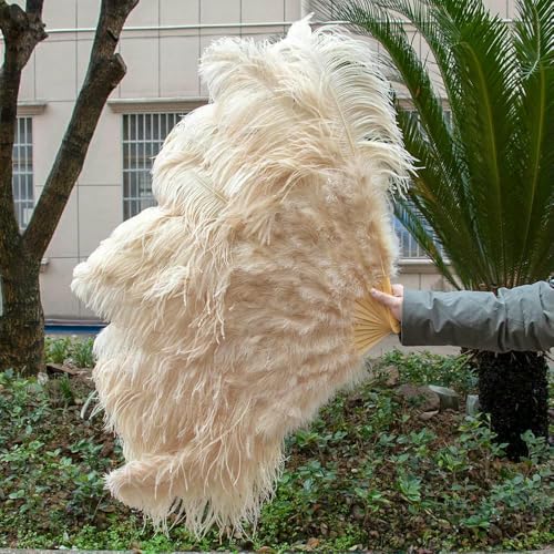 1/2 Stück Fächer aus natürlichen weißen Straußenfedern für 13 Knochen, großer Handfächer, 90–130 cm, Basteln, Karneval, Hochzeit, Bühne, Tanzdekor, 47 Drak Kh 1/2 Stück Fächer aus natürlichen weißen Straußenfedern für 13 Knochen, großer Handfächer, 90–130 cm, Basteln, Karneval, Hochzeit, Bühne, Tanzdekor, 47 Drak Kh von GVEKJ