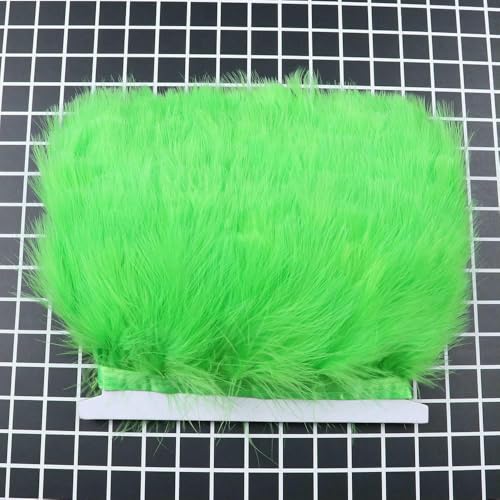 10 Meter 8–10 cm 3–5 Zoll Truthahnfederbesatz, Federband für Heimwerker, Handarbeiten, Nähen, Partykostüm, Federn – Grün – 10 Meter 10 Meter 8–10 cm 3–5 Zoll Truthahnfederbesatz, Federband für Heimwerker, Handarbeiten, Nähen, Partykostüm, Federn – Grün – 10 Meter von GVEKJ