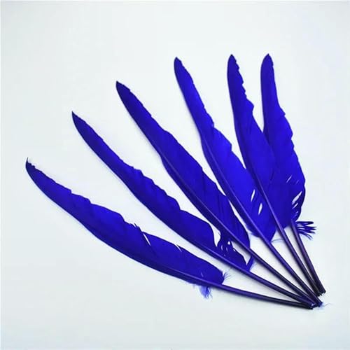 20 Stück/Lot Truthahnfedern, Entenzeiger-Flügelfedern zum Basteln, Schmuckherstellung, Hochzeitsfedern, Dekoration, Karneval, Federn, Königsblau 20 Stück/Lot Truthahnfedern, Entenzeiger-Flügelfedern zum Basteln, Schmuckherstellung, Hochzeitsfedern, Dekoration, Karneval, Federn, Königsblau von GVEKJ