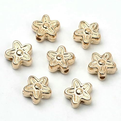 30/60/90 Stück Herz-Blumen-Fisch-Eule-Schmetterlingsperlen Goldfarbene lose Abstandsperlen für die Schmuckherstellung DIY-Zubehör-9 mm_a-30 Stück 30/60/90 Stück Herz-Blumen-Fisch-Eule-Schmetterlingsperlen Goldfarbene lose Abstandsperlen für die Schmuckherstellung DIY-Zubehör-9 mm_a-30 Stück von GVEKJ