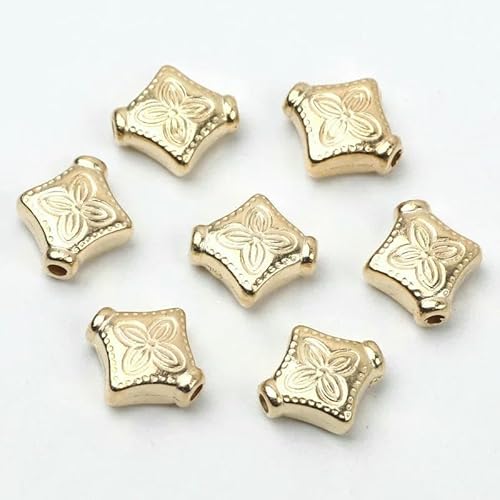 30/60/90 Stück Herz-Blumen-Fisch-Eule-Schmetterlingsperlen Goldfarbene lose Abstandsperlen zur Schmuckherstellung DIY-Zubehör-10 mm-30 Stück 30/60/90 Stück Herz-Blumen-Fisch-Eule-Schmetterlingsperlen Goldfarbene lose Abstandsperlen zur Schmuckherstellung DIY-Zubehör-10 mm-30 Stück von GVEKJ