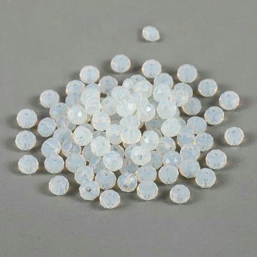 70–300 Stück 3/4/6/8 mm durchscheinende tschechische Kristallglasperle, facettiert, bunte Abstandsperlen für DIY-Armbänder, Schmuckherstellung, Zubehör – Weiß – 8 mm x 70 Stück 70–300 Stück 3/4/6/8 mm durchscheinende tschechische Kristallglasperle, facettiert, bunte Abstandsperlen für DIY-Armbänder, Schmuckherstellung, Zubehör – Weiß – 8 mm x 70 Stück von GVEKJ