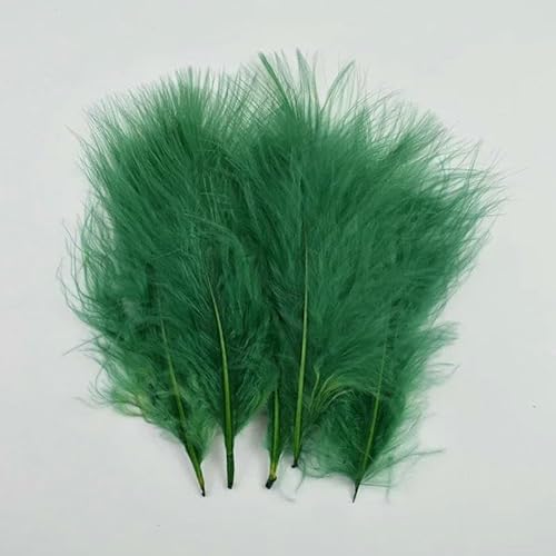 Großhandel 100 Stück/Los weiße schwarze Federn zur Schmuckherstellung, Truthahnfedern für Basteldekoration, Traumfänger-Dekoration, Dunkelgrün Großhandel 100 Stück/Los weiße schwarze Federn zur Schmuckherstellung, Truthahnfedern für Basteldekoration, Traumfänger-Dekoration, Dunkelgrün von GVEKJ