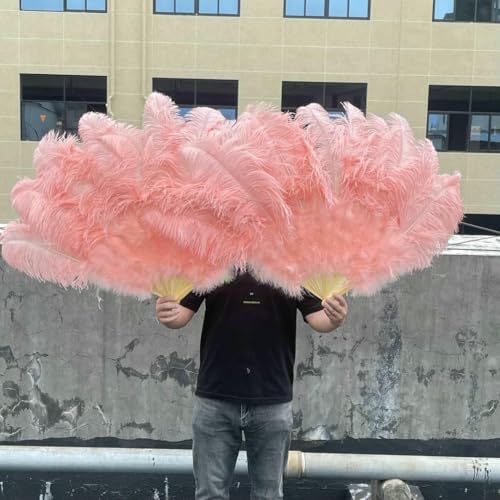 Großhandel 100 cm 130 cm Blaue Straußenfedern Fächer Tanzparty Hochzeit Bühnenshow Requisiten Handfedern Faltfächer 13 Knochen-Garnelenrosa-Großer Fächer 2 STÜ Großhandel 100 cm 130 cm Blaue Straußenfedern Fächer Tanzparty Hochzeit Bühnenshow Requisiten Handfedern Faltfächer 13 Knochen-Garnelenrosa-Großer Fächer 2 STÜ von GVEKJ