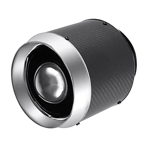 GVGMTAEAVZ 3-Zoll-76mm-Einlass / 5-Zoll-Kohlefaser Hi-Flow-Luftfilter for kalte Luft/Kurzeinlässe Auto-Luftfilter von GVGMTAEAVZ