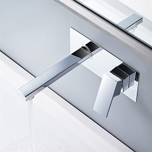 GVGMTAEAVZ Badezimmer-Bassin-Wannen-Hahn-Wand befestigtenPlatzaus Messing verchromtMischbatterie for EmbeddedBox Wasserhahn von GVGMTAEAVZ