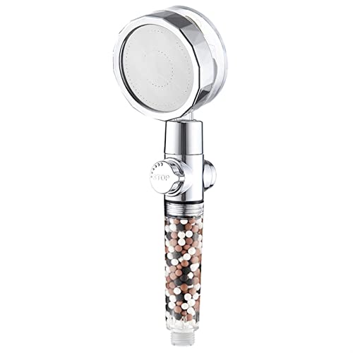 GVGMTAEAVZ Duschkopf Wasserrunnen Regenfilter for Fanpropeller 360 Grad rotierender Duschkopf SPA Anion Badezimmerzubehör Duschkopf(Gold Fan) von GVGMTAEAVZ