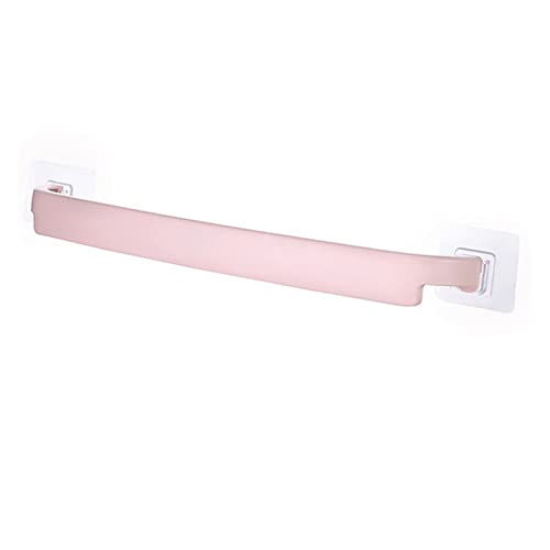 GVGMTAEAVZ Handtuchhalter Rack Wandmontierter Handtuchhalter Badezimmer Handtuchhalter Regal Rollenhalter Aufhängehaken Badezimmer Organizer Selbstklebend Handtuchhalter(Pink) von GVGMTAEAVZ