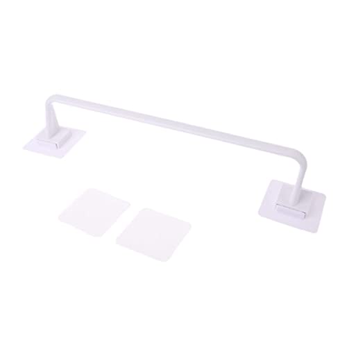 GVGMTAEAVZ Selbstklebender, an der Wand befestigter Badezimmer-Handtuchhalter, Regalhalter, Halter, Toilettenpapier, for Aufhängen Handtuchhalter(Large Size White) von GVGMTAEAVZ