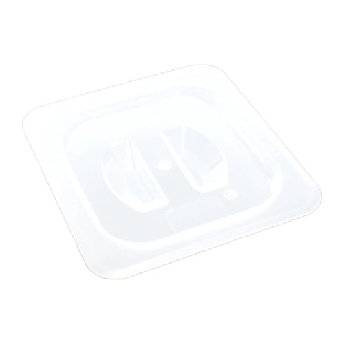 GN-Deckel 1/6 aus Polypropylen – Transparent, stapelbar, spülmaschinengeeignet, mikrowellengeeignet – 176 x 162 mm – Gastro-Qualität, lebensmittelecht von GVK ECO