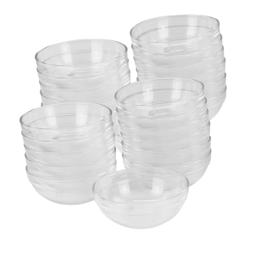 GVK ECO Glasschüssel Ø 10cm 24 Stück im Set Beilagenschüssel Dessertschale Stapelschale GVK ECO Glasschüssel Ø 10cm 24 Stück im Set Beilagenschüssel Dessertschale Stapelschale von GVK ECO