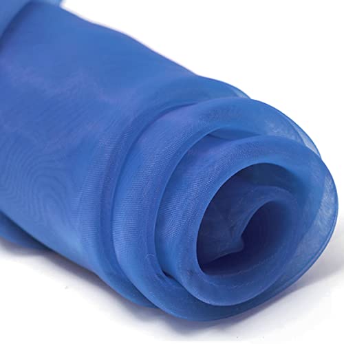 GVNFJKJK Organza-Stoff Voile Stoff Organza Glitzernde Transparente Tischdecke for Party Deko und Bühnendekoration,(Color Blue) von GVNFJKJK