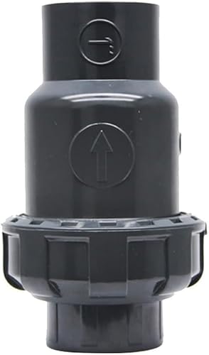 GVNFJKJK Sanitärarmaturen 1 Stück Rückschlagventil, PVC-Rohrverschraubungen Sanitärsystemteile Wasserleitung Rückschlagventil UPVC Wert(Inner 25mm) von GVNFJKJK