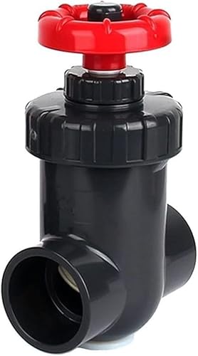 GVNFJKJK Sanitärarmaturen 1 stücke UPVC Schieber, Präzise Durchflussregelung PVC Schleusenventil,(Deep Grey,63mm) von GVNFJKJK