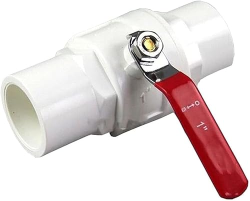 GVNFJKJK Sanitärarmaturen Durchflussreglerventil aus Kunststoff, Aquarium-Rohrverschraubungen(Inner Dia.25mm) von GVNFJKJK