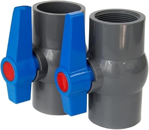 GVNFJKJK Sanitärarmaturen Durchgangsregelventil mit Innengewinde, Regelventil for Wasserschalter mit Buchse(Gray,32mm) von GVNFJKJK