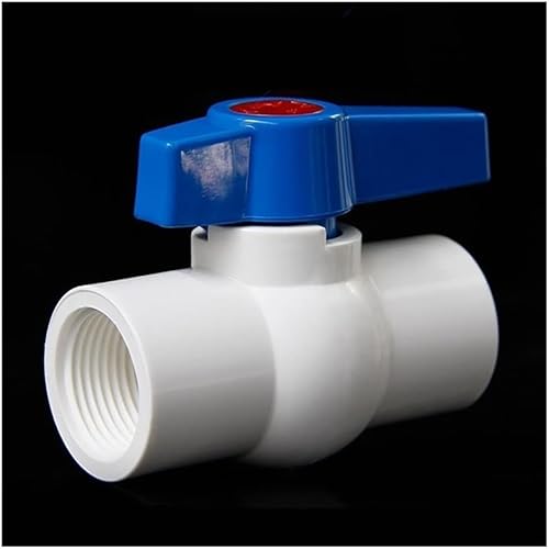 GVNFJKJK Sanitärarmaturen Durchgangsregelventil mit Innengewinde, Regelventil for Wasserschalter mit Buchse(White,40mm) von GVNFJKJK