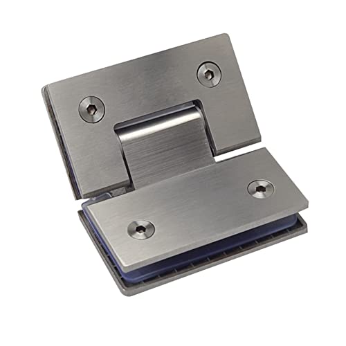GVNFJKJK Türscharniere Drehscharnier, 10 Stück, 135 Grad, 8–12 mm, Glastürscharnier, Badezimmer-Duschtür, rahmenlose Halterung, Edelstahl, Wandmontage, Türscharniere, Scharniersatz GVNFJKJK Türscharniere Drehscharnier, 10 Stück, 135 Grad, 8–12 mm, Glastürscharnier, Badezimmer-Duschtür, rahmenlose Halterung, Edelstahl, Wandmontage, Türscharniere, Scharniersatz von GVNFJKJK