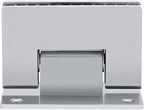 GVNFJKJK Türscharniere Möbelbeschläge Soft-Close-Schrankscharnierzubehör, Edelstahlscharniere for Duschglastüren, 90-Grad-Glasclips, bidirektionale Wand-Glas-Rahmen von GVNFJKJK
