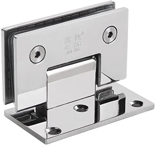 GVNFJKJK Türscharniere Verdickte Innentürscharniere, Stoßscharniere, Klappscharniere, Scharnier Glastür Badezimmer Edelstahl 304 Wandmontage Glasdusche Befestigungsclip Chromtür GVNFJKJK Türscharniere Verdickte Innentürscharniere, Stoßscharniere, Klappscharniere, Scharnier Glastür Badezimmer Edelstahl 304 Wandmontage Glasdusche Befestigungsclip Chromtür von GVNFJKJK