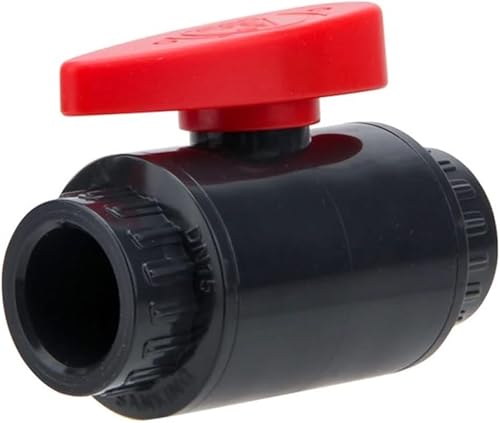 Sanitärarmaturen 1 stücke Innen Durchmesser Wasser Abschaltung Flow Controller Schalter Ventil mit Rot Griff,(20mm) von GVNFJKJK