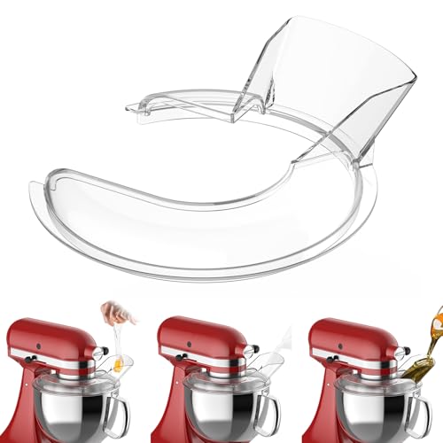 GVODE Spritzschutz für KitchenAid 4,5 und 5 Quart Standmixer mit Kippkopf, Perfekt für KitchenAid deckel für Edelstahlschüssel, Glas- und Keramikschüssel, Spritzschutz spülmaschinenfest(Spritzschutz) GVODE Spritzschutz für KitchenAid 4,5 und 5 Quart Standmixer mit Kippkopf, Perfekt für KitchenAid deckel für Edelstahlschüssel, Glas- und Keramikschüssel, Spritzschutz spülmaschinenfest(Spritzschutz) von GVODE