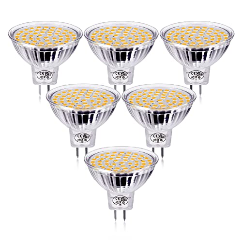 GVOREE GU5.3 MR16 LED Spot Warmweiß, 5W Ersetzt 40W Halogen Lampen,6er-Pack. AC/DC 12V Flimmerfrei, Mr16 Strahler Nicht Dimmbar,120º Abstrahlwinkel GVOREE GU5.3 MR16 LED Spot Warmweiß, 5W Ersetzt 40W Halogen Lampen,6er-Pack. AC/DC 12V Flimmerfrei, Mr16 Strahler Nicht Dimmbar,120º Abstrahlwinkel von GVOREE