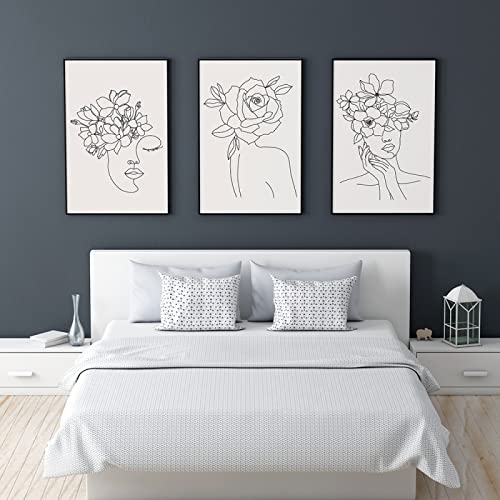 GVOZI Kunstdrucke Auf Leinwand Frau Kopf Der Blumen Kunstdruck Single Line Sketch Female Body Poster Minimal Line Art Leinwand Malerei Bild Home Decor 30x40cm GVOZI Kunstdrucke Auf Leinwand Frau Kopf Der Blumen Kunstdruck Single Line Sketch Female Body Poster Minimal Line Art Leinwand Malerei Bild Home Decor 30x40cm von GVOZI