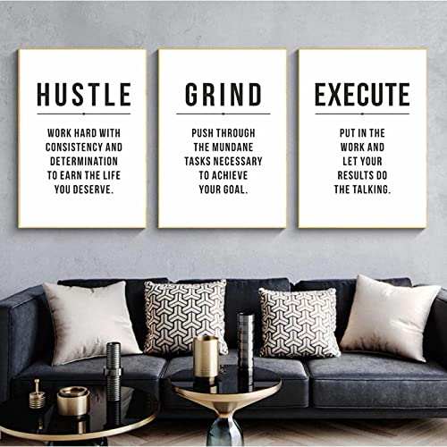 Printed Paintings Leinwand Exemotivational Posters And Prints Office Decor Modern Art Entrepreneur Motivation Canvas Painting Pictures 60x80cm von GVOZI